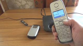 Funktionsprüfung Gigaset E310 SchnurlostelefonFunctional testing Cordless phone [upl. by Fidelio]