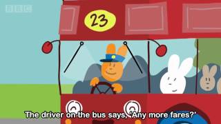 The Wheels on the Bus  Nursery Rhymes and Songs  School Radio  BBC Learning [upl. by Salesin]