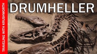 Drumheller Alberta Canada  Royal Tyrrell Museum dinosaur fossils [upl. by Ruosnam319]