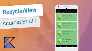 RecyclerView in Android Studio Kotlin 2020 [upl. by Regor]