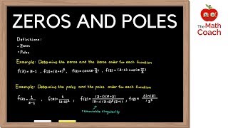 Zeros and Poles  Removable Singularity  Complex Analysis 7 [upl. by Atinrehs]