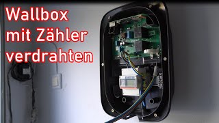 Wallbox mit Zähler installieren ElektroM [upl. by Leahcar]