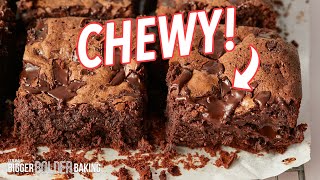 The Perfect Chewy Brownie Recipe [upl. by Schell737]