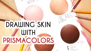 DRAWING SKIN WITH PRISMACOLORS Coloured Pencil Drawing Tutorial Episode 5 [upl. by Assillem]