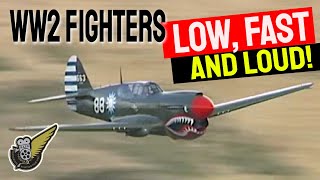 Classic WW2 Fighters  Low Loud amp Fast [upl. by Kerrison]