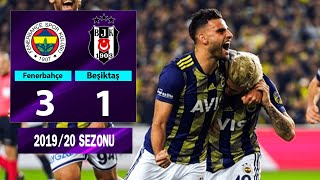 ÖZET Fenerbahçe 31 Beşiktaş  16 Hafta  201920 [upl. by Anilak]