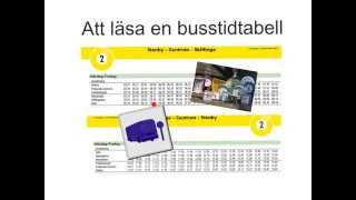 Sfi B Tidtabell  buss [upl. by Milo]