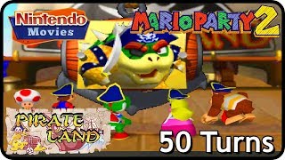 Mario Party 2  Pirate Land 2 Players 50 Turns [upl. by Isbel158]