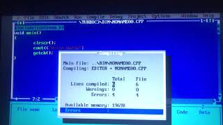 Turbo C basic Program and Include Directory Error [upl. by Kcin]