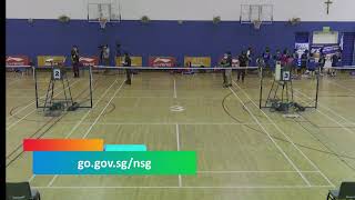 Rosyth Sch vs Montfort Junior School  Badminton Senior Div North  Boys Final  NSG 2021 [upl. by Atteras]