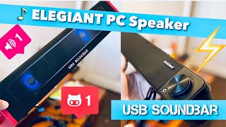 ELEGIANT PC Speaker SR200  TEST Audio 🔊 Review [upl. by Eolc]