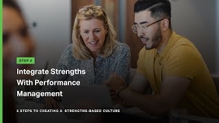 Create a StrengthsBased Culture  Integrate Strengths Into Performance Management [upl. by Rojas]