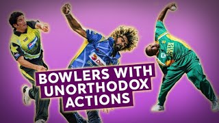 Dont try this at home  Unusual bowling actions  Bowlers Month [upl. by Coady579]