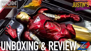 Avengers Iron Man MK6 ZD Toys 110 Scale Figure Unboxing amp Review [upl. by Gardel]