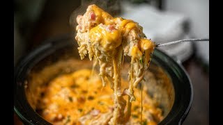 CROCKPOT CHICKEN SPAGHETTI RECIPE [upl. by Adnolor730]