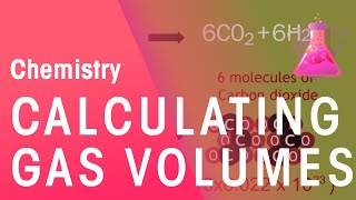 How To Calculate Gas Volumes  Chemical Calculations  Chemistry  FuseSchool [upl. by Airotkiv]