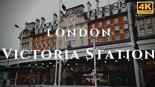 London Victoria Station Walk Through England 4K [upl. by Teagan955]