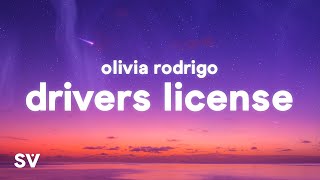 Olivia Rodrigo  drivers license Lyrics  quotI got my drivers license last weekquot [upl. by Gnurt]