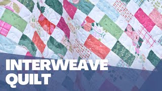 Interweave  5quot charm square quilt tutorial  beginner friendly [upl. by Novelia558]