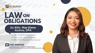 Law on Obligations by Atty Mae Diane Azores CPA [upl. by Eriha]