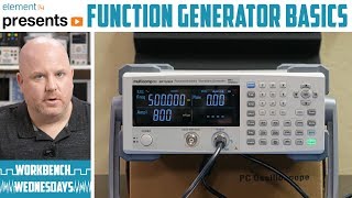 Instrument Basics Function Generator  Workbench Wednesdays [upl. by Eicnarf774]