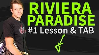 How To Play Riviera Paradise Guitar Lesson amp TAB  Stevie Ray Vaughan [upl. by Sofer]