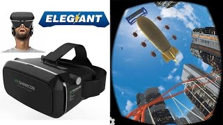 Elegiant VR Shinecon The Best 3D Virtual Glasses Unboxing and Review [upl. by Wehtam]