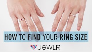 Jewlr  How to Measure Ring Size [upl. by Eelatan]