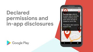 Google Play Policy  Declared permissions and inapp disclosures [upl. by Limber]