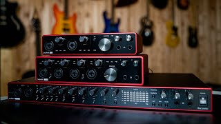 Focusrite Scarlett Gen 3 Audio Interfaces  Product Features and Specifications [upl. by Sianna]