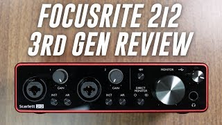 Focusrite Scarlett 2i2 3rd Gen USB Audio Interface Review  Explained [upl. by Enelehcim685]