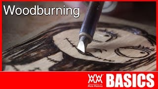 Beginners Guide to Woodburning Pyrography BASICS [upl. by Daveen419]