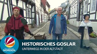 SAT1Reporter unterwegs in Goslars historischer Altstadt [upl. by Eseuqram]