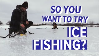 How to try ice fishing in Michigan [upl. by Eilatam380]