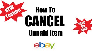 How to Use The Cancel Sale Function for Unpaid Items on eBay  eBay 2021 New Feature [upl. by Akinahc]