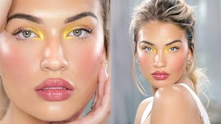 Glowing Skin  Pop of Color Makeup Tutorial [upl. by Ingham]