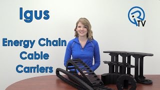 Igus Energy Chain Cable Carriers [upl. by Lynnworth]