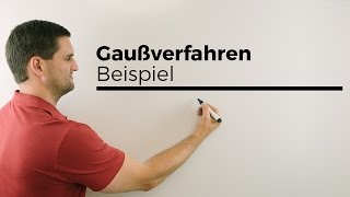 Gaußverfahren Beispiel Gaussalgorithmus  Mathe by Daniel Jung [upl. by Adnuahsor]