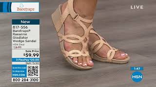 Baretraps Raeanne Gladiator Wedge Sandal [upl. by Wake]