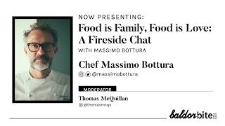 BALDORBITE 2022 Keynote Speaker Chef Massimo Bottura quotFood is Family Food is Lovequot [upl. by Merrell]