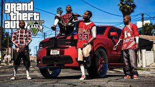 BLOODS VS CRIPS GANG WARS 1 GTA 5 MODS [upl. by Boudreaux337]