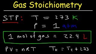 Gas Stoichiometry Problems [upl. by Pachton]