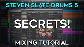 Steven Slate Drums 5 secrets rock drums mixing tutorial [upl. by Cyndy203]