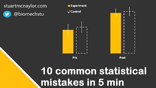 Ten Statistical Mistakes in 5 Min [upl. by Leff276]