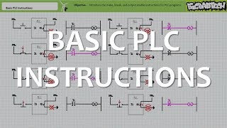 Basic PLC Instructions Full Lecture [upl. by Nirmak]