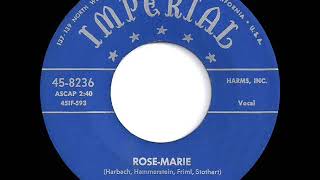 1954 Slim Whitman  RoseMarie singlerelease version1 UK hit [upl. by Adorne]