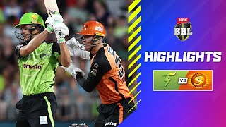 Sydney Thunder v Perth Scorchers Match Highlights  BBL14 [upl. by Ahsitra]