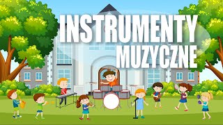 Instrumenty muzyczne perkusyjne dęte strunowe [upl. by Burnaby]