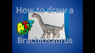 How to draw a Brachiosaurus [upl. by Etnaihc53]