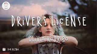 Olivia Rodrigo  drivers license Lyric Video Now I drive alone past your street [upl. by Noland458]